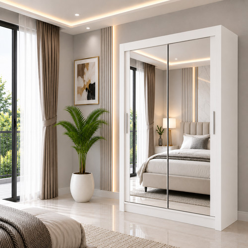 Mirror sliding wardrobe for - wardrobe,
