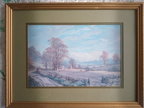 Framed print original - print, of