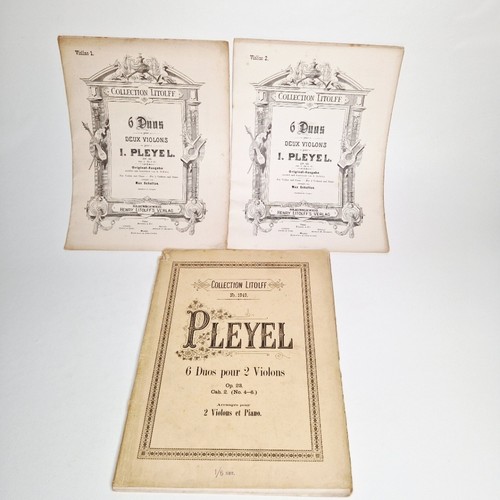 Pleyel duos for violins - for,