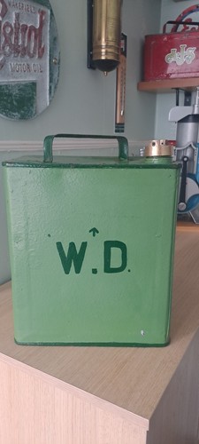 Vintage petrol oil can - oil,