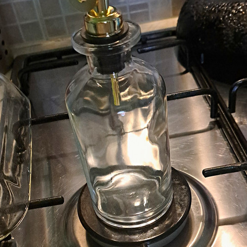 Glass oil vinegar cruet - glass, oil/vinegar