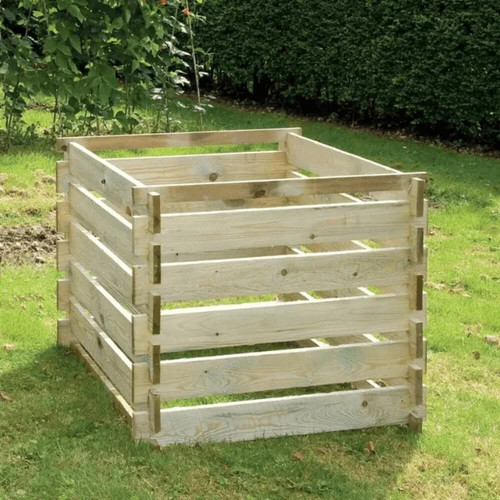 Wooden compost bin medium - -,