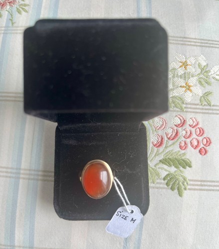 Vintage carat gold ring with - 9,