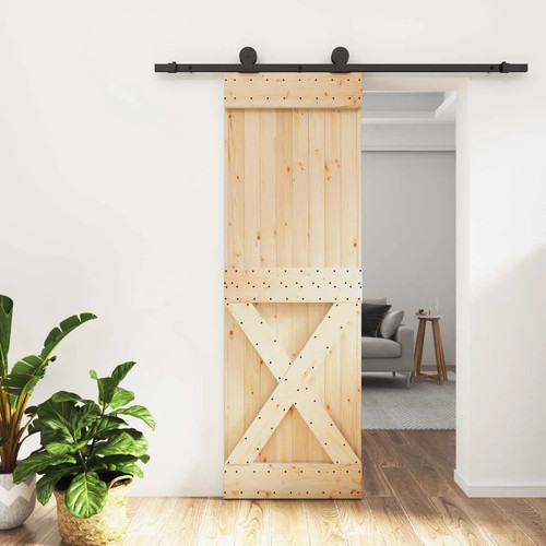 Sliding door solid pine wood - sliding,