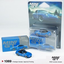 MINIGT 1:64 Model Car Mazda Miata MX-5 (NA) Alloy Die-Cast Vehicle #1069 Blue