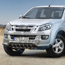 Isuzu D-Max 2012-2016 Stainless Steel Spoiler Bar with Axle Bars