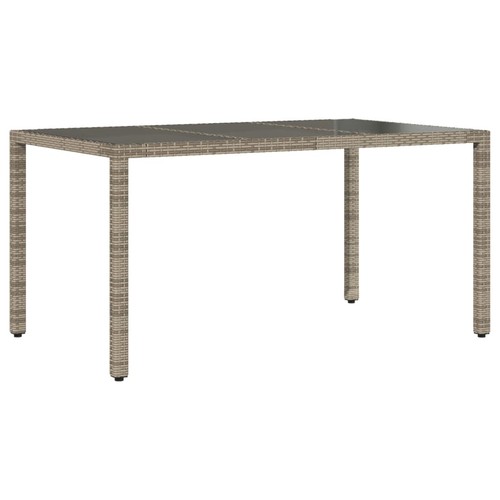 Garden table tempered glass - table,
