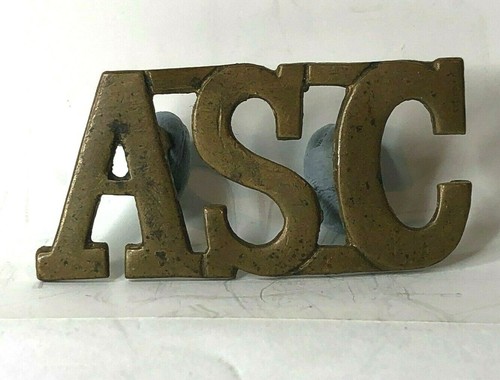 Ww1 army service corps brass - ww1,
