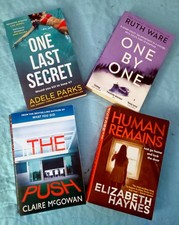 PSYCHOLOGICAL THRILLER 4 P/B BOOKS BUNDLE *VGC Ruth Ware, Adele Parks, C McGowan