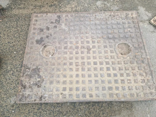 Cast iron manhole drain cover - cast,
