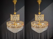 Pair Vintage Crystal