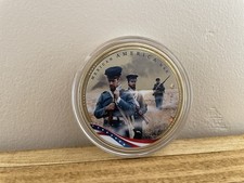 American Patriots - Conflict And Wars - Mexican America War - Gold Plated Coin