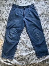 Ladies/mens Uniqlo Jeans Waist 33” and 27” leg (size 10/12) Denim Pleated Chino