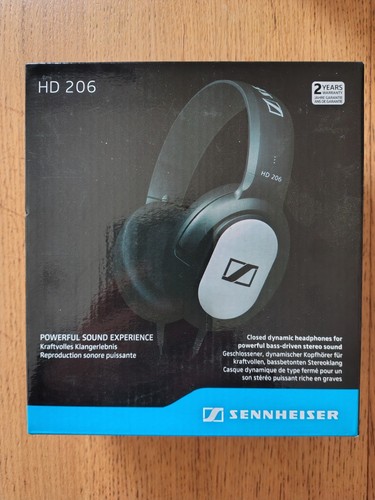 Sennheiser hd206 black wired - sennheiser,