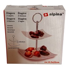 Alpina 2-Tier Small White