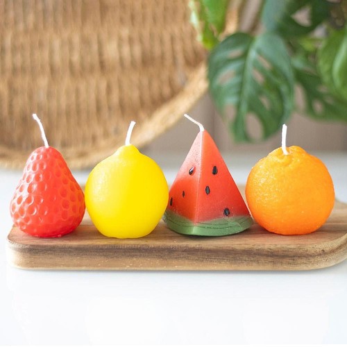 Fruity shaped votive candles - fruity,