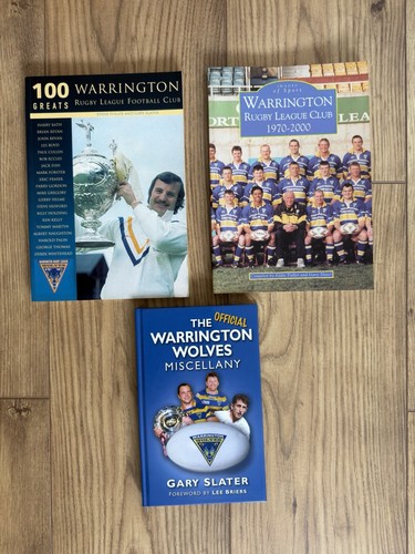 Warrington wolves book bundle - warrington,