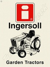 Ingersoll Garden Tractors 9" x