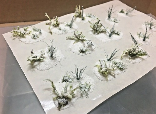 Snow patches with - snow, tufts