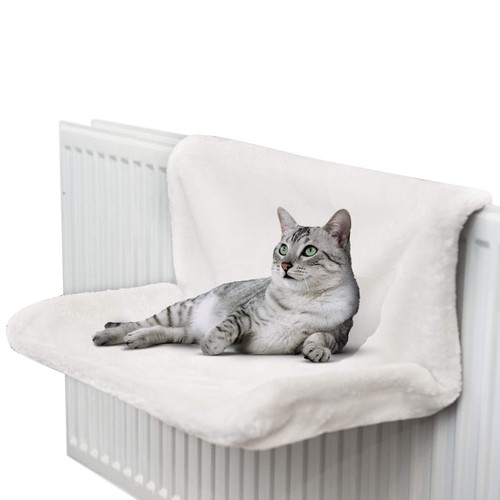 Cat radiator bed luxury plush - cat,