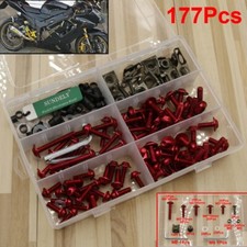 UK Red Fairing Bolts Screws