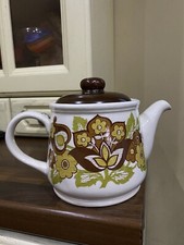 SADLER TEAPOT KITSCH FUNKY MID CENTURY MODERN 60’S MADE IN ENGLAND *RARE DESIGN 