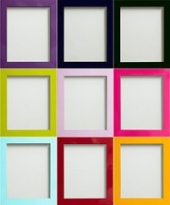 Colourful Chunky Picture Frames Bright Candy Range Photo Frame *Choice of Sizes*
