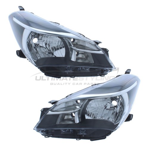 Headlights fits toyota - fits, yaris