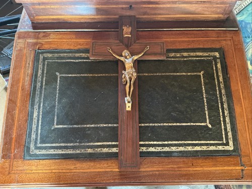 Inch antique crucifix - inch,