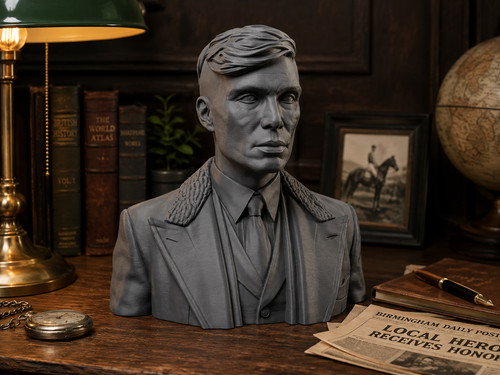 Tommy shelby bust peaky - shelby,