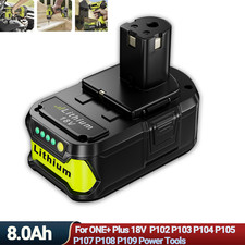 1X For Ryobi One+ 18V Battery 8.0Ah BPP-1817M  P108 RB18l13 RB18l50 P107 Tools