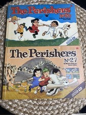 Set of 2 Vintage The Perishers Cartoon Books No 26 And 27 Maurice Dodd