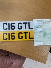 Private Cherished Number Plate - on retention; fee paid - Certificate Only