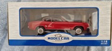 Ford Capri MK1 1600GT Model Car Group 1/18 Scale Red with Black Roof.