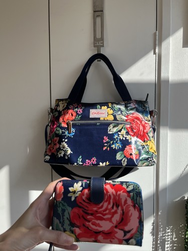 Cath kidston navy floral bag - kidston,