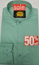 Mint Green Collarless Nehru