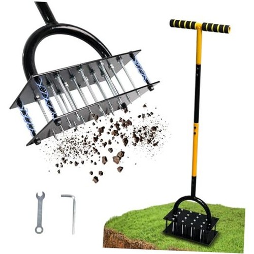 Manual lawn aerator tool - manual, –