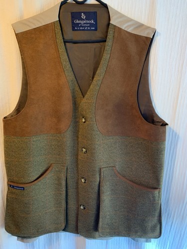 Tweed shooting gillet - shooting,