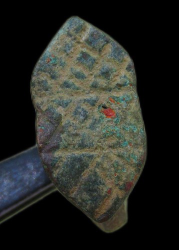 Medieval ancient bronze ring - bronze,