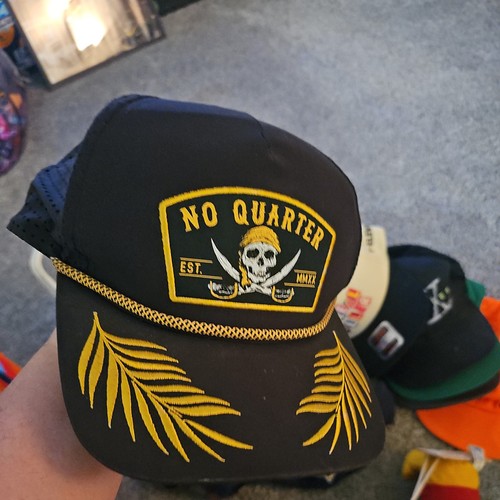Rogue black snapback hat - black, no