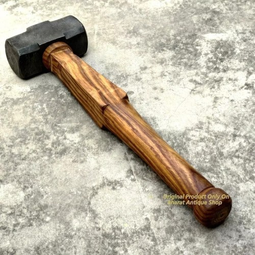Black iron flat hammer - black,