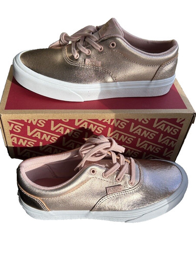 Vans real leather rose gold - leather,