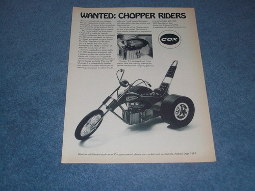 1973 cox chopper trike - trike, vintage