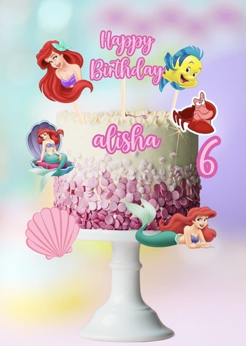 The little mermaid cake topper - mermaid,