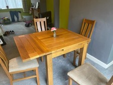 Wooden Table With 4 Chairs