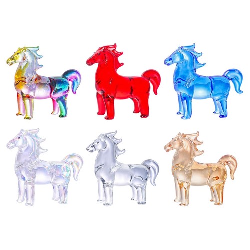 Glass horse figurine realistic - figurine,