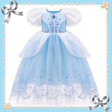 Girls Cinderella Costume Fairy Dress Kids Princess Tulle Fancy Outfit Party Gift