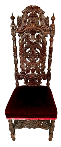 Antique 19th century oak high - antique,