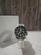 Seiko 5 Sport Automatic Watch Green GMT SKX Re-Interpretation Watch SSK035K1