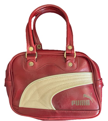 Puma burgundy purse vintage - burgundy,